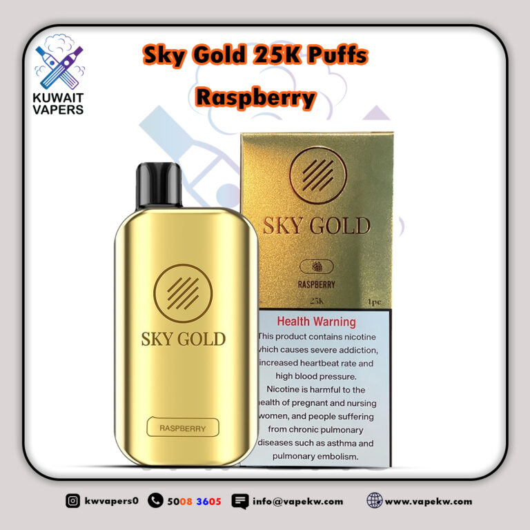 Sky Gold Raspberry 25K puffs