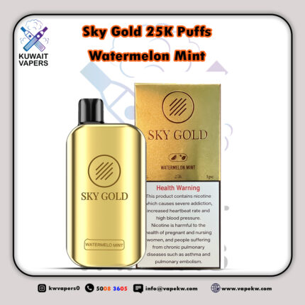 Sky Gold Watermelon Mint 25K puffs