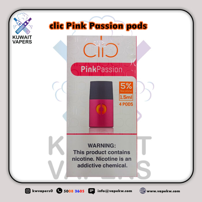 clic Pink Passion pods