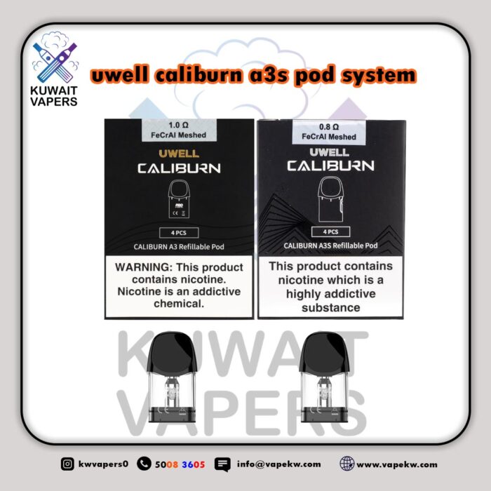 uwell caliburn a3s pod system