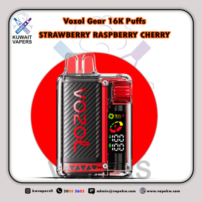 vozol vista STRAWBERRY RASPBERRY CHERRY 16K puffs