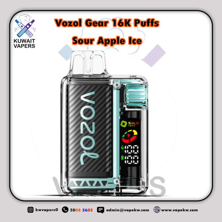 vozol vista Sour Apple Ice 16K puffs