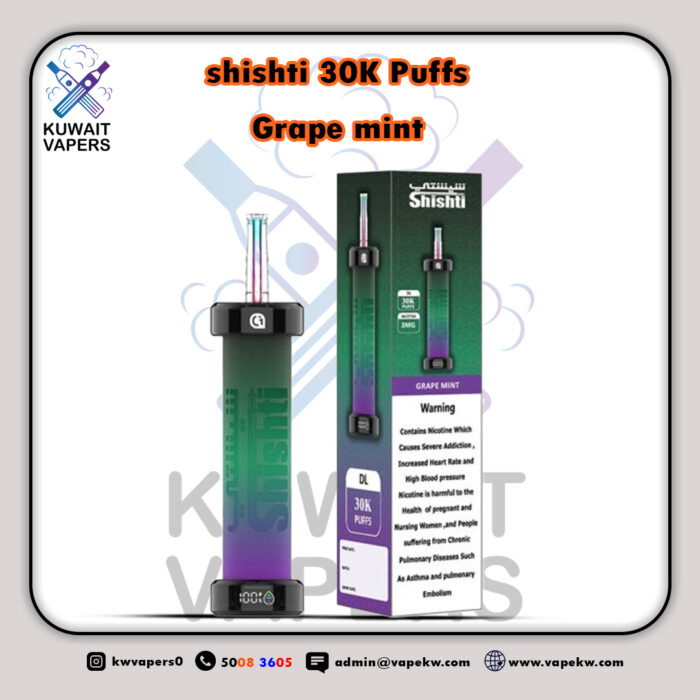 shishti Grape mint 30k puffs