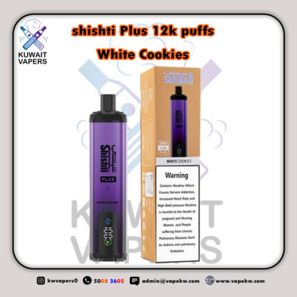 shishti Plus White Cookies 12k puffs