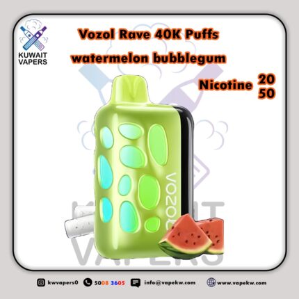 Vozol Rave watermelon bubblegum 40K Puffs